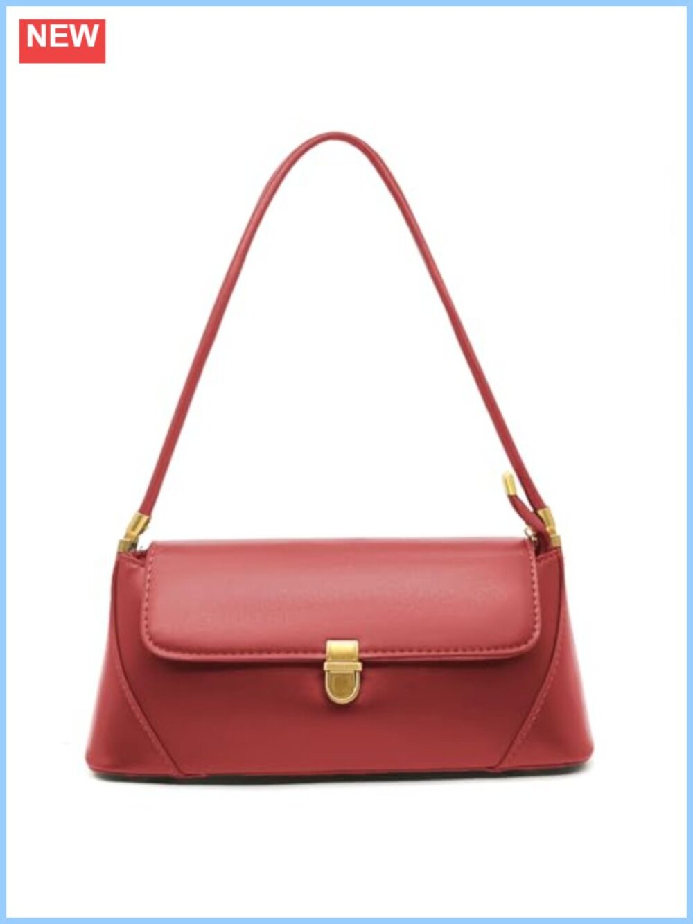 Vegan Leather Hobo Shoulder Bag Y2K Purse Clutch Handbag